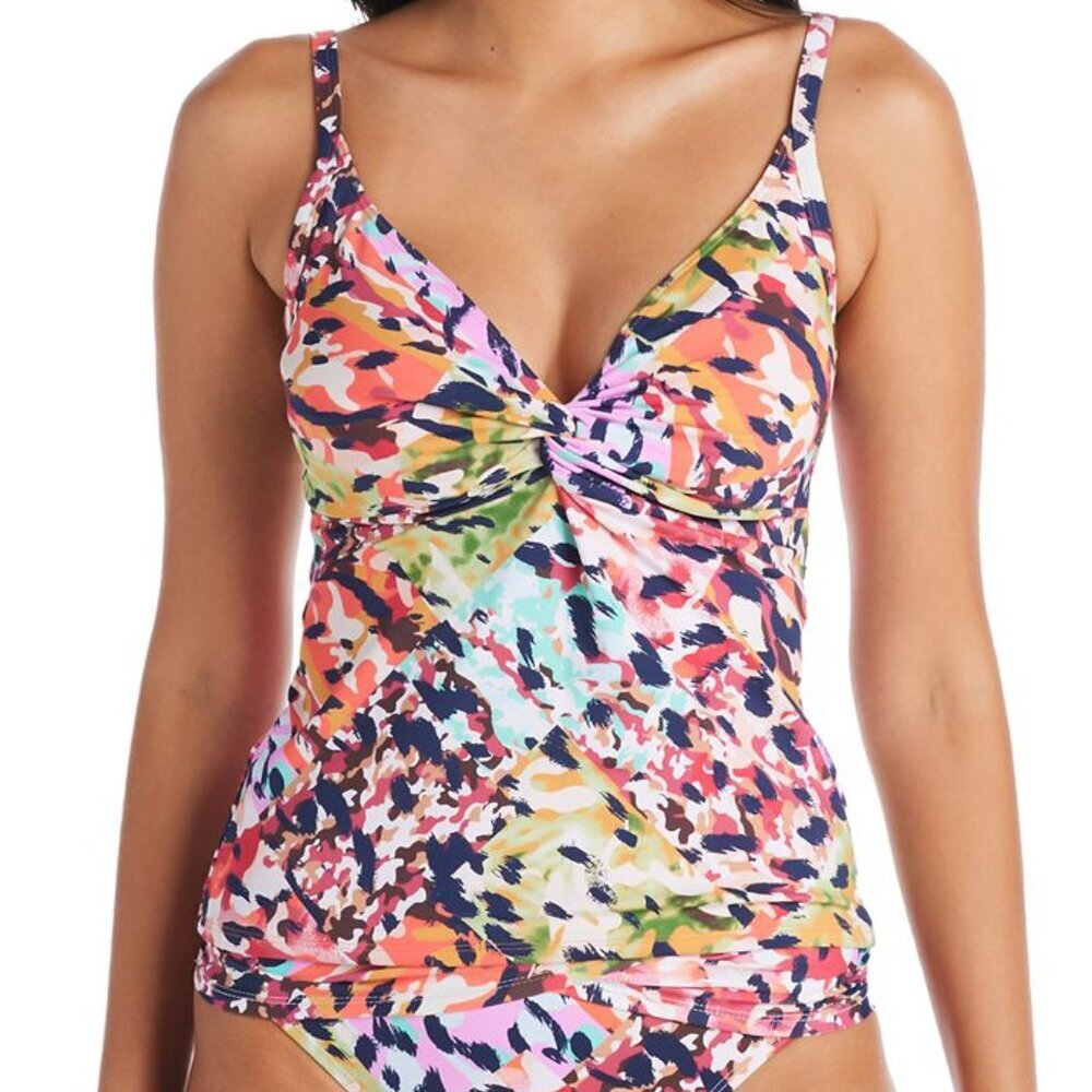 NWT Bleu Rod Beattie Party Animal Tankini Top D Cup & 10 Bikini Bottom Set